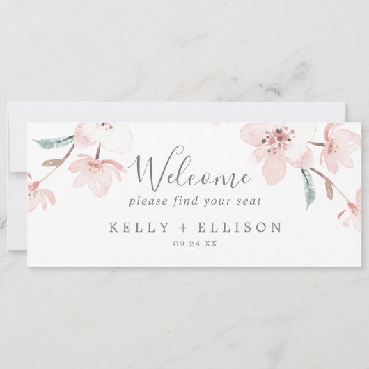 Frühjahrskirsche Blossom Hangcharter (Rückseite)