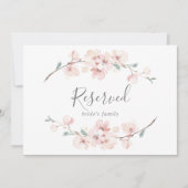 Frühjahrskirsche Blossom vorbehaltenes Zeichen (Vorderseite)