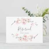 Frühjahrskirsche Blossom vorbehaltenes Zeichen (Stehend Vorderseite)