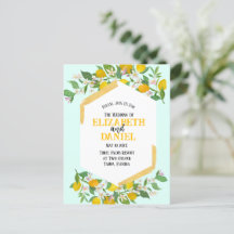 Frühjahrsklauseln Postkarte Einladung zur Hochzeit