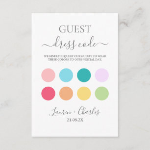 Frühjahrskleidung Beipackkarte Begleitkarte