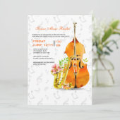 Frühjahrskonzert Einladung (Stehend Vorderseite)