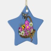 Frühjahrskorb Keramikornament (Rechts)