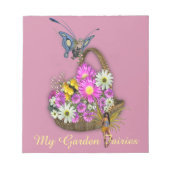 Frühjahrskorb Notizblock (Vorderseite)