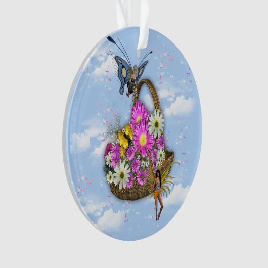 Frühjahrskorb Ornament (Vorderseite)