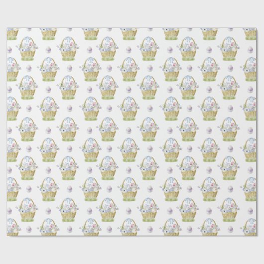 Frühjahrskorb "Pastete"-Papier Geschenkpapier (Flach)