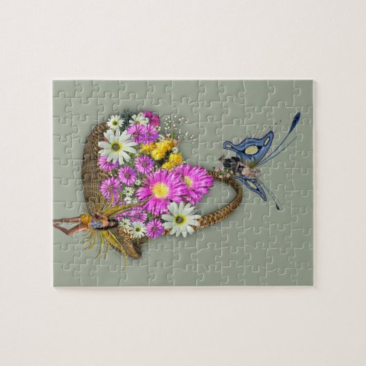 Frühjahrskorb Puzzle (Horizontal)