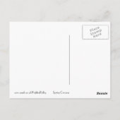 Frühjahrskorken Postkarte (Rückseite)