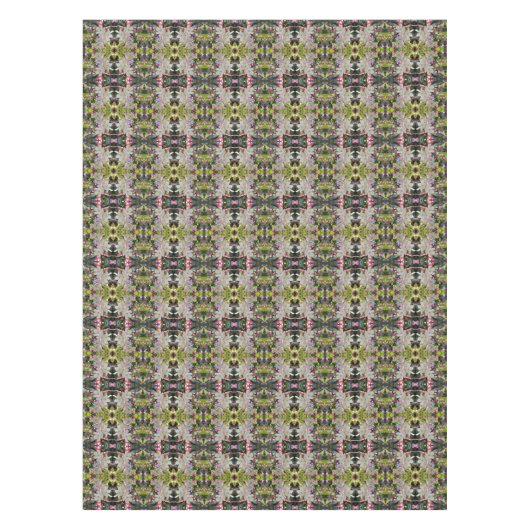 Frühjahrskrabapfel blüht Abstraktes Muster Tischdecke (Vorderseite)