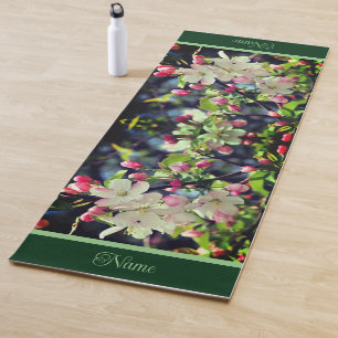 Frühjahrskrabapfel blüht Personalisiert Yogamatte