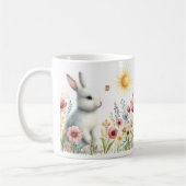 Frühjahrskrabbit - Maßgeschneiderte Kid-Tasse Kaffeetasse (Links)