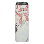 Frühjahrskrane Thermosbecher (Rückseite)