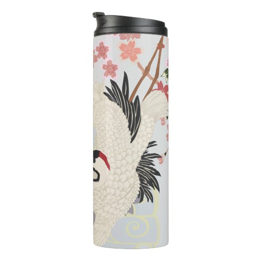 Frühjahrskrane Thermosbecher (Nach rechts gedreht)