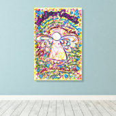 Frühjahrskrebs kann Leinwand nicht angel malen (Insitu (Holzboden))