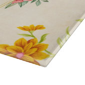 Frühjahrskunst, Blume Grafik Design Schneidebrett (Ecke)