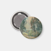 Frühjahrslandschaft (1911) Serene Wasserfarbenland Magnet (Vorderseite/Rückseite)