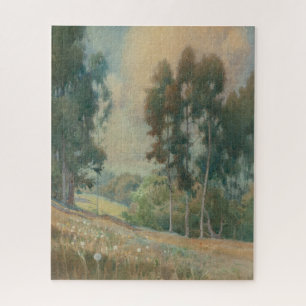 Frühjahrslandschaft (1911) Serene Wasserfarbenland Puzzle