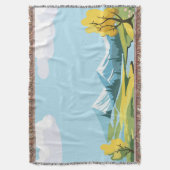 Frühjahrslandschaft Decke (Vorderseite Vertikal)