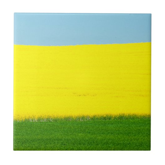 Frühjahrslandschaft Fliese (Vorderseite)