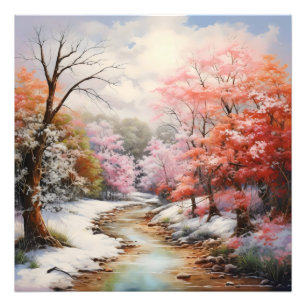 Frühjahrslandschaft Fotodruck