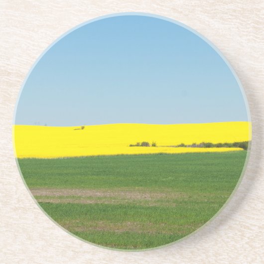 Frühjahrslandschaft Getränkeuntersetzer (Vorne)