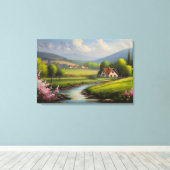 Frühjahrslandschaft Leinwanddruck (Insitu (Holzboden))