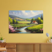 Frühjahrslandschaft Leinwanddruck (Insitu (Wohnzimmer))