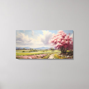 Frühjahrslandschaft Leinwanddruck