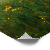 Frühjahrslandschaft mit dem Teich Stanisław Witkie Poster (Ecke)