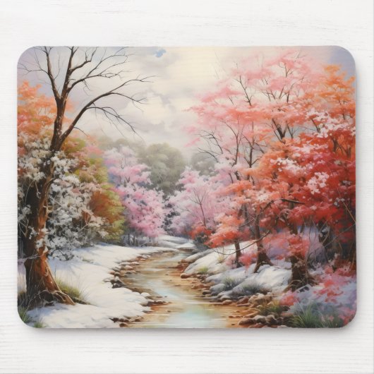Frühjahrslandschaft Mousepad (Vorne)