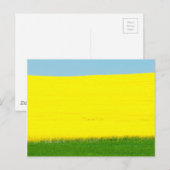 Frühjahrslandschaft Postkarte (Vorne/Hinten)