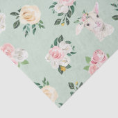 Frühjahrsläppchen und Rose Bilder löschen Seidenpapier (Detail)