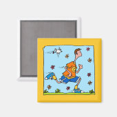 Frühjahrsläufer (Typ) Magnet (Vorderseite/Rückseite)