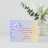 Frühjahrslied der Verlobung des Tales Postkarte (Stehend Vorderseite)