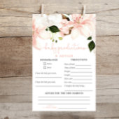 Frühjahrslilie Rosa Baby-Vorhersagekarte