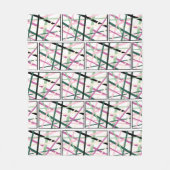 Frühjahrslinien Fleecedecke (Vorderseite)