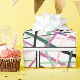 Frühjahrslinien Geschenkpapier