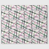 Frühjahrslinien Geschenkpapier (Flach)