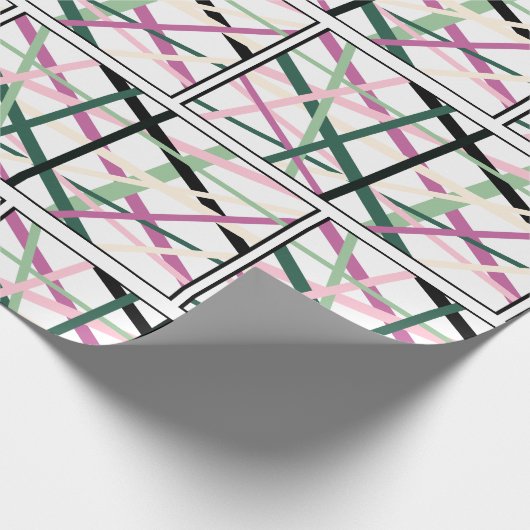 Frühjahrslinien Geschenkpapier (Ecke)