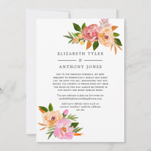 Frühjahrsliste mit Blumenmuster Ankündigung