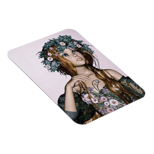 Frühjahrsmädchen Magnet (Rechte Seite)