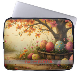 Frühjahrsmagie mit Ostereier-Splendor Laptopschutzhülle