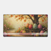 Frühjahrsmagie mit Ostereier-Splendor Schreibtischunterlage (Vorderseite)