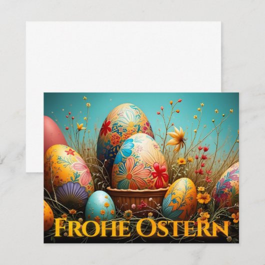 Frühjahrsmagie mit Ostereiern (Vorne/Hinten)