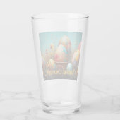 Frühjahrsmagie mit Ostereiern Glas (Rückseite)