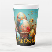 Frühjahrsmagie mit Ostereiern Milchtasse (Vorderseite)
