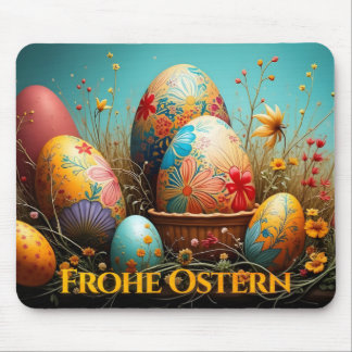Frühjahrsmagie mit Ostereiern Mousepad