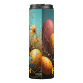 Frühjahrsmagie mit Ostereiern Thermosbecher (Rückseite)
