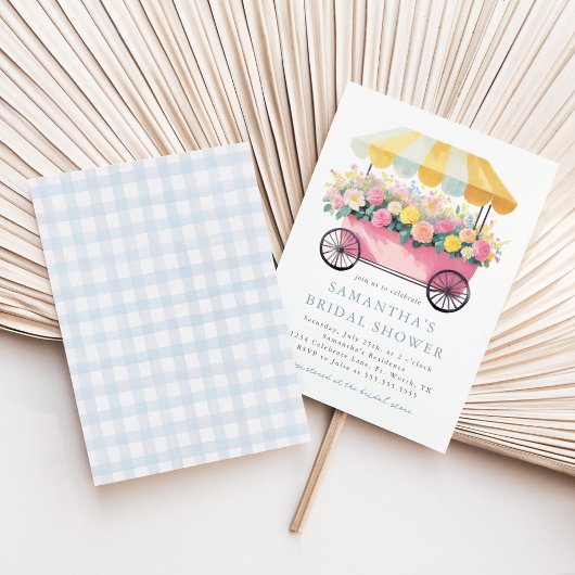 Frühjahrsmarkt-Brautparty der Blume Einladung