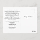 Frühjahrsmarkt Real Anwesen Postkarte (Rückseite)